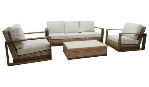 Karibu Outdoor Lounge 3+1+1 with Coffee Table