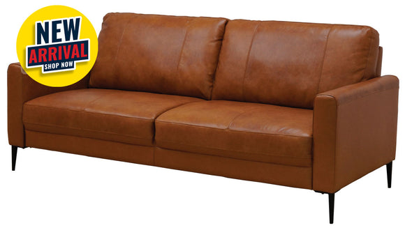 Torino 3 Seater Sofa - Tan Leather