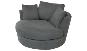 Tempo Swivel Chair - Charcoal